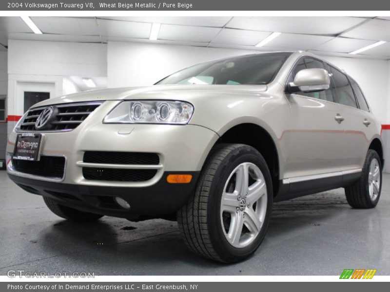 Wheat Beige Metallic / Pure Beige 2004 Volkswagen Touareg V8