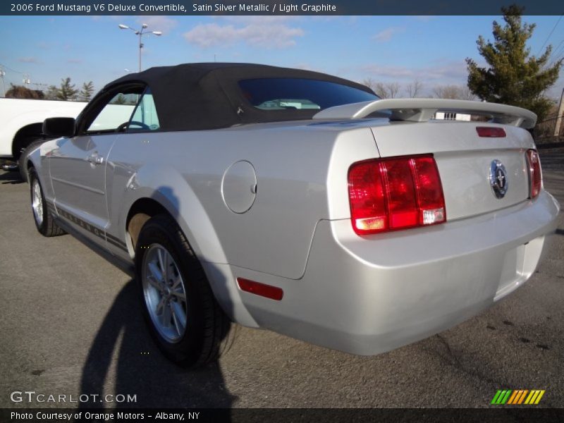 Satin Silver Metallic / Light Graphite 2006 Ford Mustang V6 Deluxe Convertible