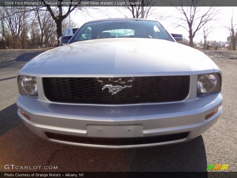 Satin Silver Metallic / Light Graphite 2006 Ford Mustang V6 Deluxe Convertible