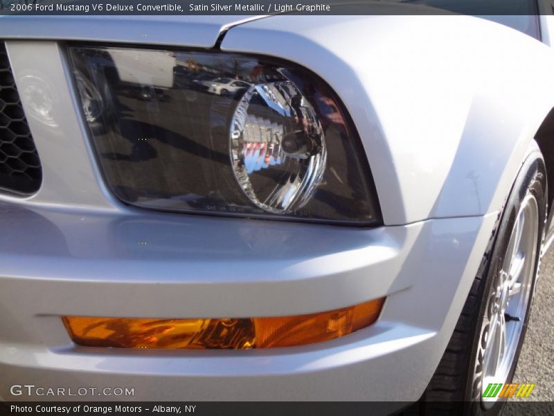 Satin Silver Metallic / Light Graphite 2006 Ford Mustang V6 Deluxe Convertible