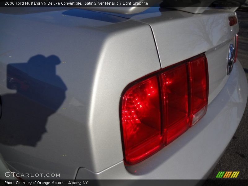 Satin Silver Metallic / Light Graphite 2006 Ford Mustang V6 Deluxe Convertible