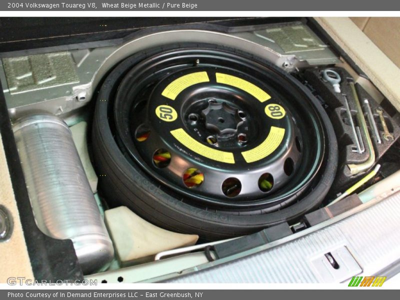 Wheat Beige Metallic / Pure Beige 2004 Volkswagen Touareg V8