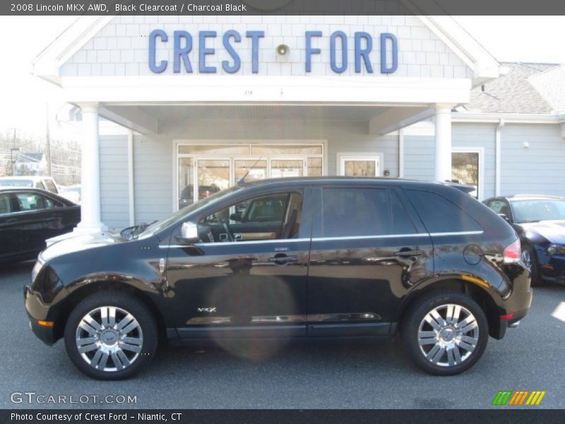 Black Clearcoat / Charcoal Black 2008 Lincoln MKX AWD