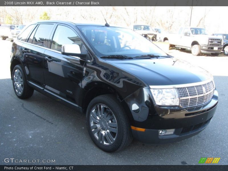 Black Clearcoat / Charcoal Black 2008 Lincoln MKX AWD
