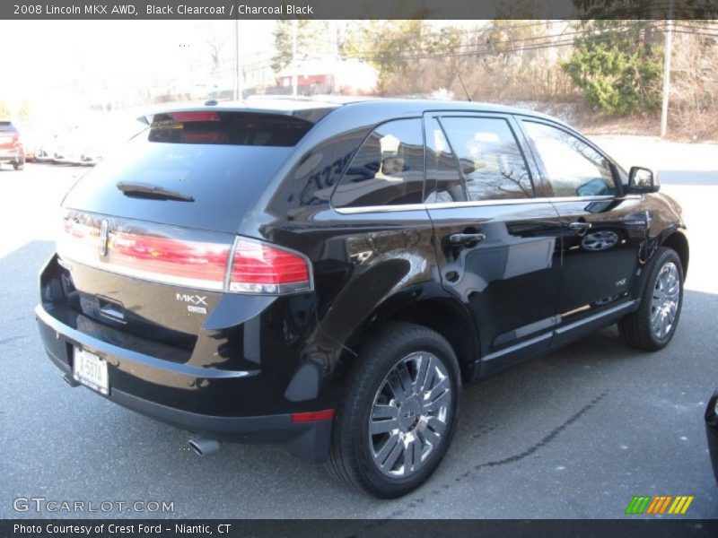 Black Clearcoat / Charcoal Black 2008 Lincoln MKX AWD