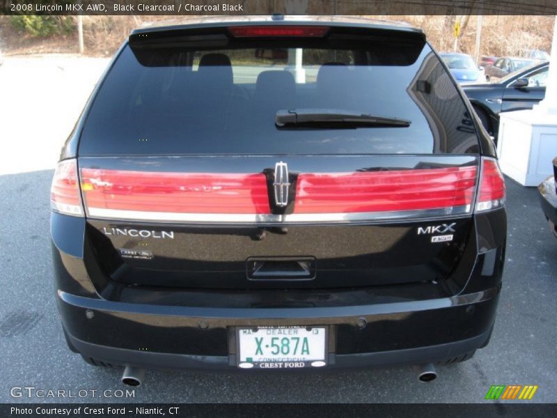 Black Clearcoat / Charcoal Black 2008 Lincoln MKX AWD