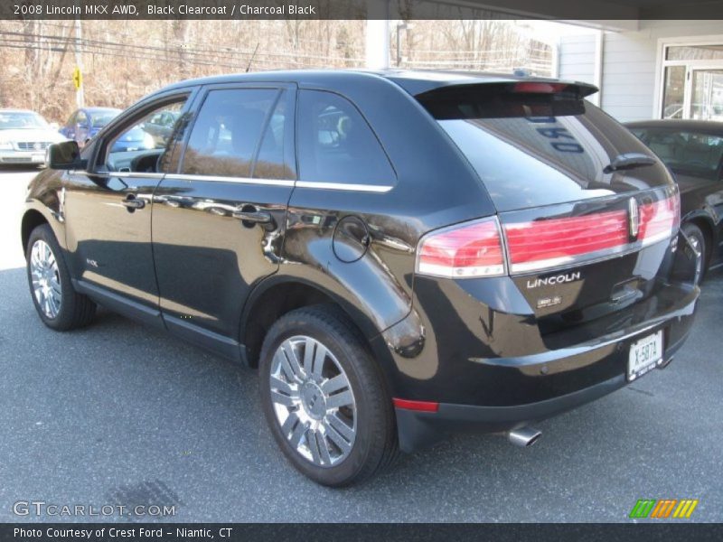 Black Clearcoat / Charcoal Black 2008 Lincoln MKX AWD