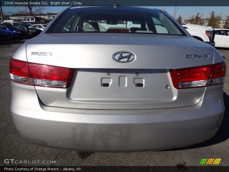 Bright Silver / Gray 2008 Hyundai Sonata GLS