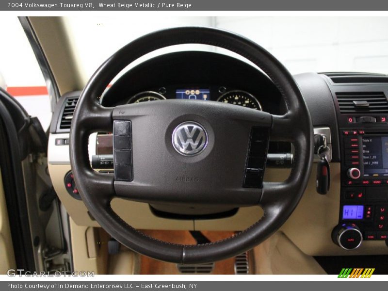 Wheat Beige Metallic / Pure Beige 2004 Volkswagen Touareg V8