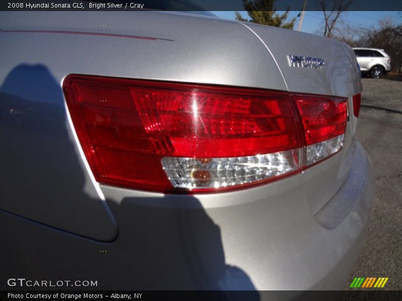 Bright Silver / Gray 2008 Hyundai Sonata GLS