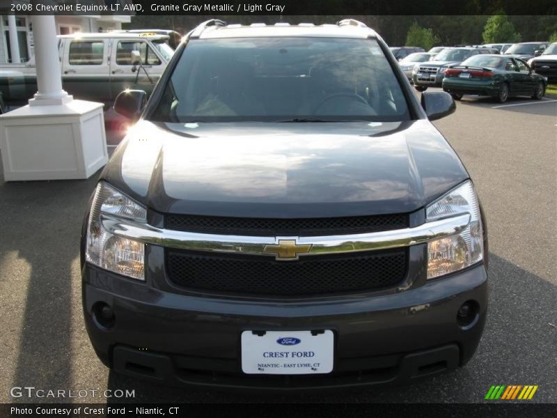 Granite Gray Metallic / Light Gray 2008 Chevrolet Equinox LT AWD