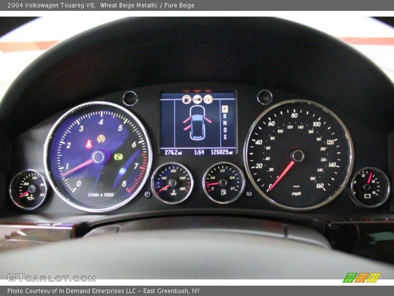 Wheat Beige Metallic / Pure Beige 2004 Volkswagen Touareg V8