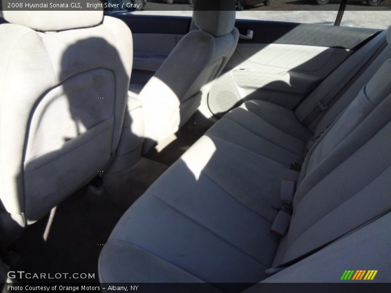 Bright Silver / Gray 2008 Hyundai Sonata GLS