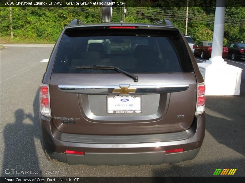 Granite Gray Metallic / Light Gray 2008 Chevrolet Equinox LT AWD