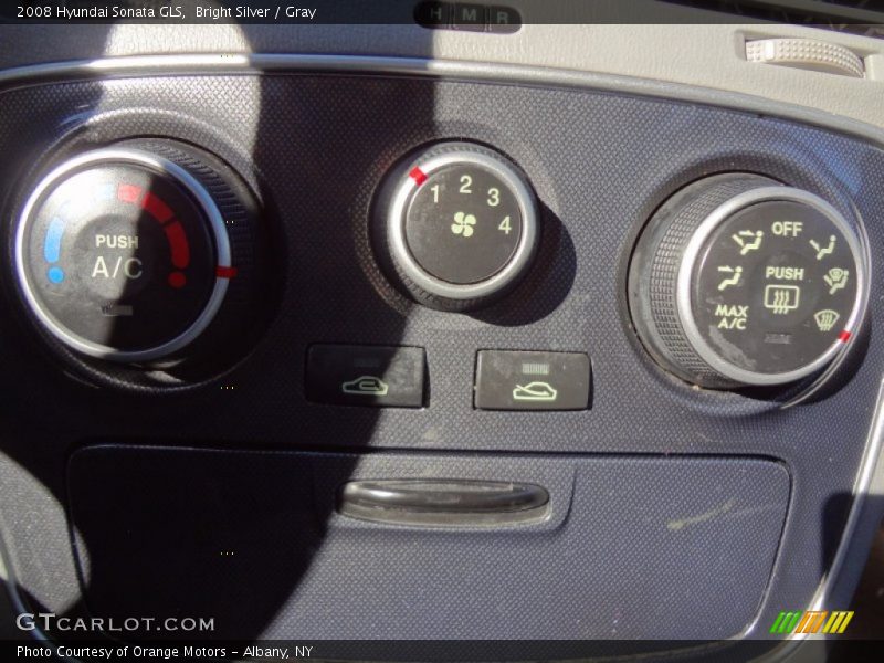 Bright Silver / Gray 2008 Hyundai Sonata GLS