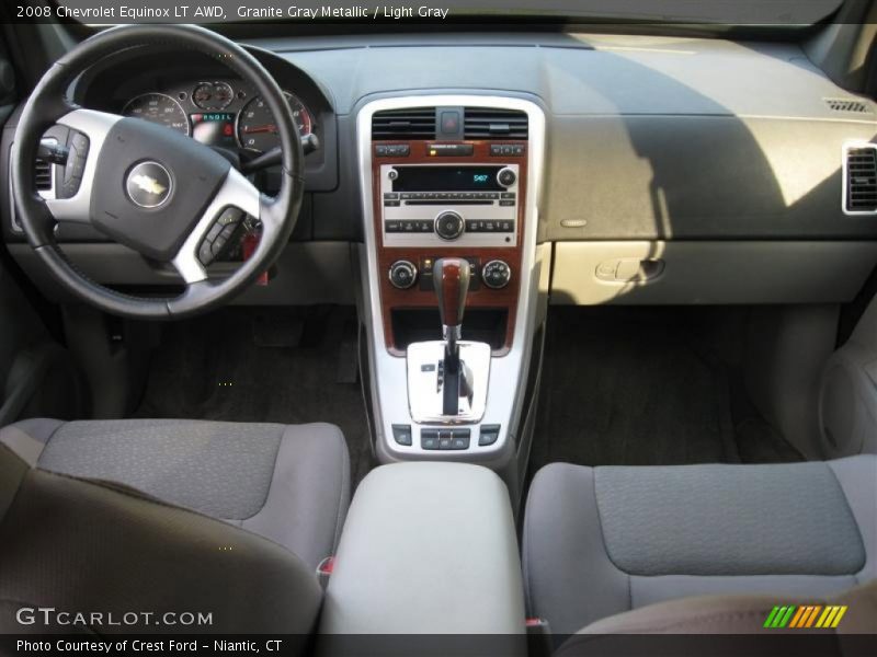 Granite Gray Metallic / Light Gray 2008 Chevrolet Equinox LT AWD