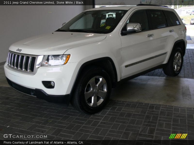 Stone White / Black 2011 Jeep Grand Cherokee Limited