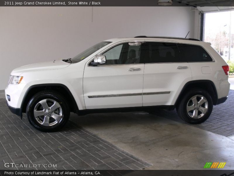 Stone White / Black 2011 Jeep Grand Cherokee Limited