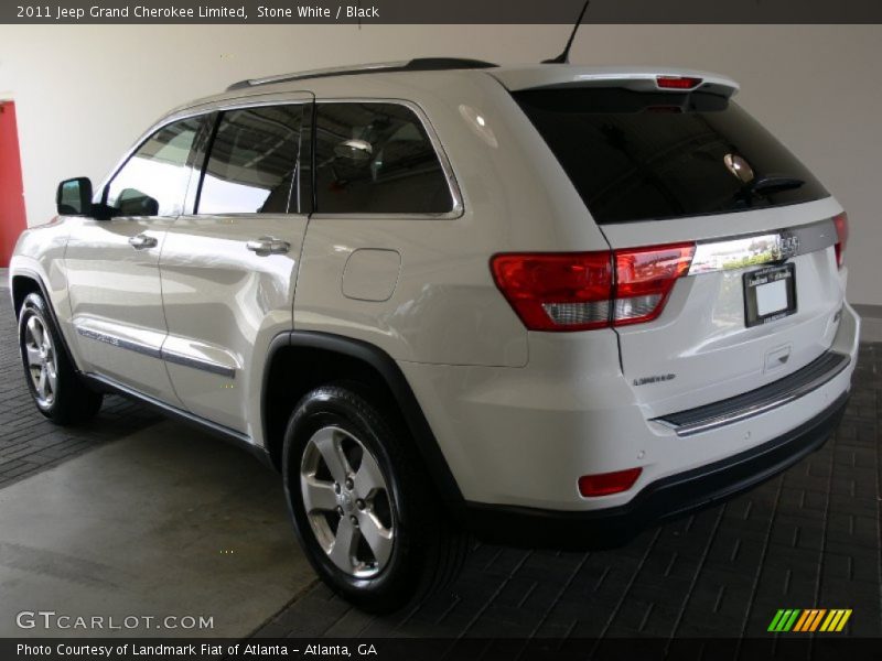 Stone White / Black 2011 Jeep Grand Cherokee Limited