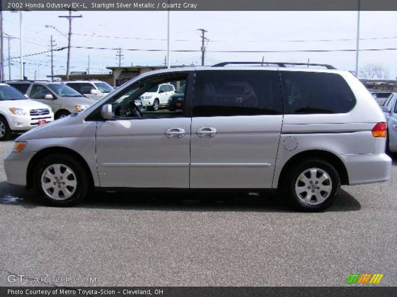 Starlight Silver Metallic / Quartz Gray 2002 Honda Odyssey EX-L