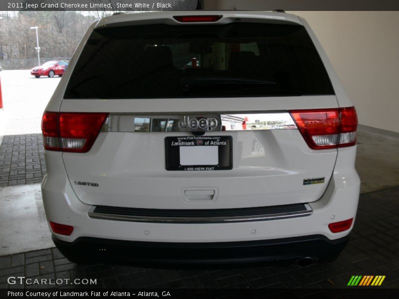 Stone White / Black 2011 Jeep Grand Cherokee Limited