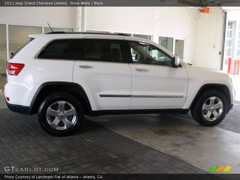 Stone White / Black 2011 Jeep Grand Cherokee Limited