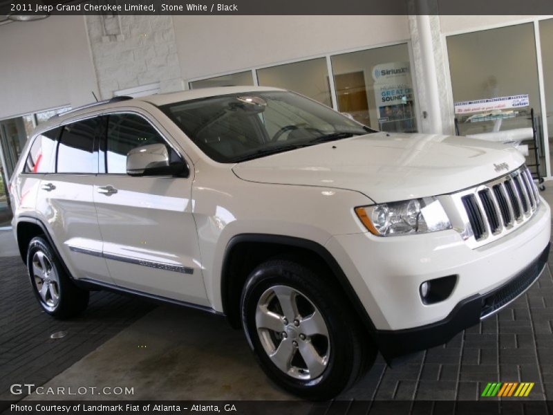 Stone White / Black 2011 Jeep Grand Cherokee Limited