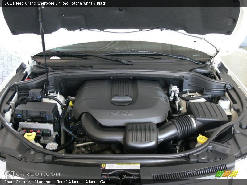 Stone White / Black 2011 Jeep Grand Cherokee Limited