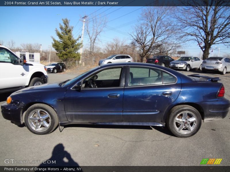 Navy Blue Metallic / Dark Pewter 2004 Pontiac Grand Am SE Sedan