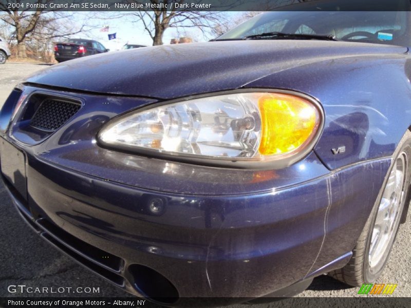 Navy Blue Metallic / Dark Pewter 2004 Pontiac Grand Am SE Sedan