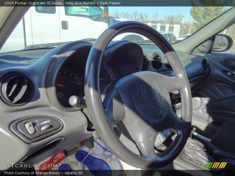 Navy Blue Metallic / Dark Pewter 2004 Pontiac Grand Am SE Sedan