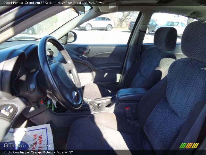 Navy Blue Metallic / Dark Pewter 2004 Pontiac Grand Am SE Sedan