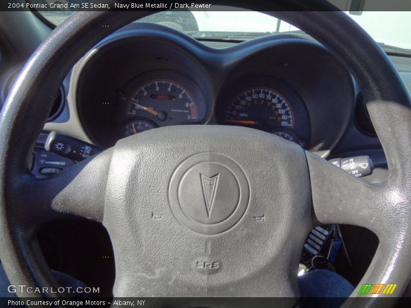 Navy Blue Metallic / Dark Pewter 2004 Pontiac Grand Am SE Sedan