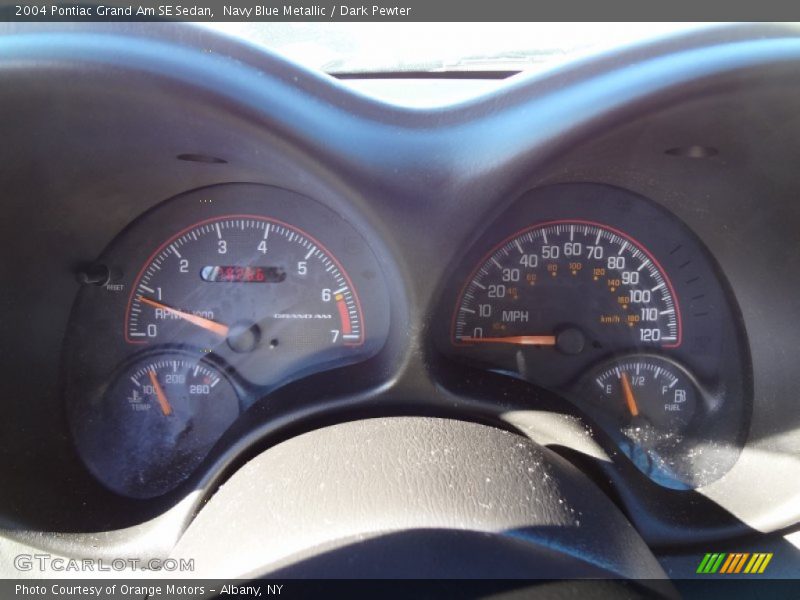 Navy Blue Metallic / Dark Pewter 2004 Pontiac Grand Am SE Sedan