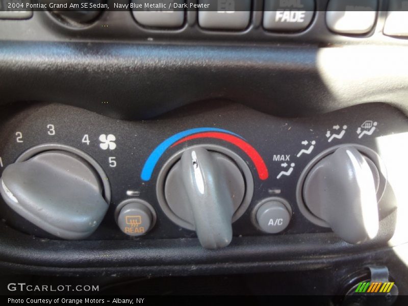 Navy Blue Metallic / Dark Pewter 2004 Pontiac Grand Am SE Sedan