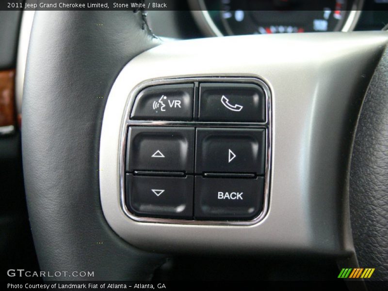 Stone White / Black 2011 Jeep Grand Cherokee Limited