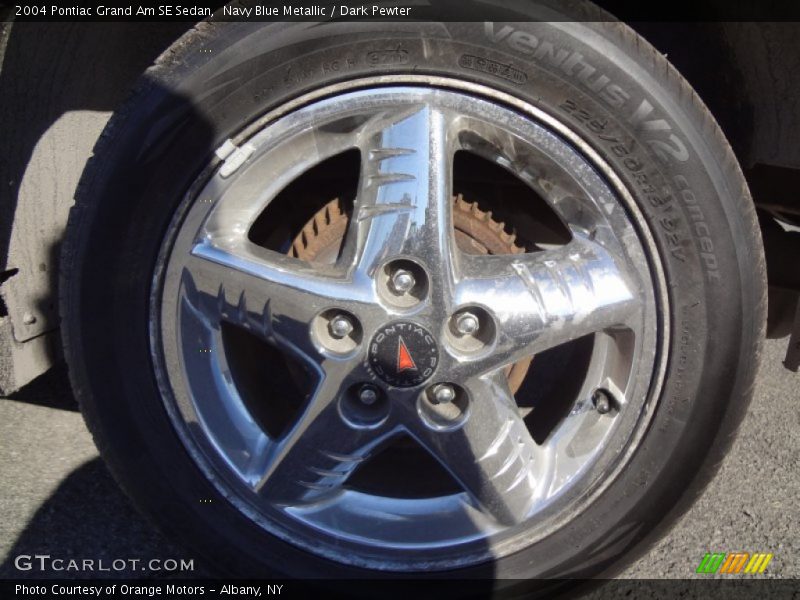 Navy Blue Metallic / Dark Pewter 2004 Pontiac Grand Am SE Sedan