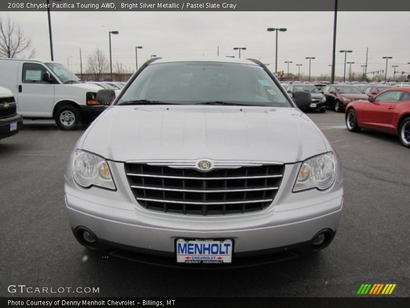 Bright Silver Metallic / Pastel Slate Gray 2008 Chrysler Pacifica Touring AWD
