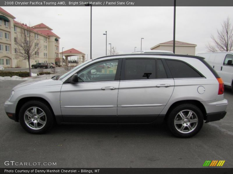 Bright Silver Metallic / Pastel Slate Gray 2008 Chrysler Pacifica Touring AWD