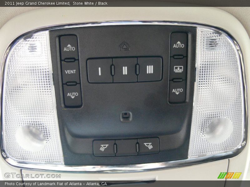 Stone White / Black 2011 Jeep Grand Cherokee Limited