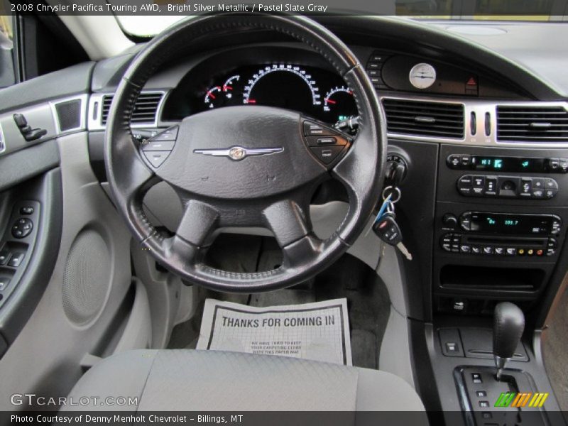 Bright Silver Metallic / Pastel Slate Gray 2008 Chrysler Pacifica Touring AWD