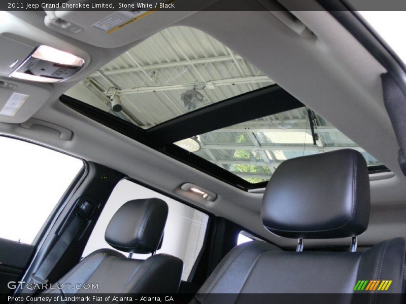 Stone White / Black 2011 Jeep Grand Cherokee Limited