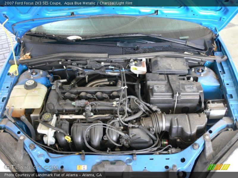Aqua Blue Metallic / Charcoal/Light Flint 2007 Ford Focus ZX3 SES Coupe