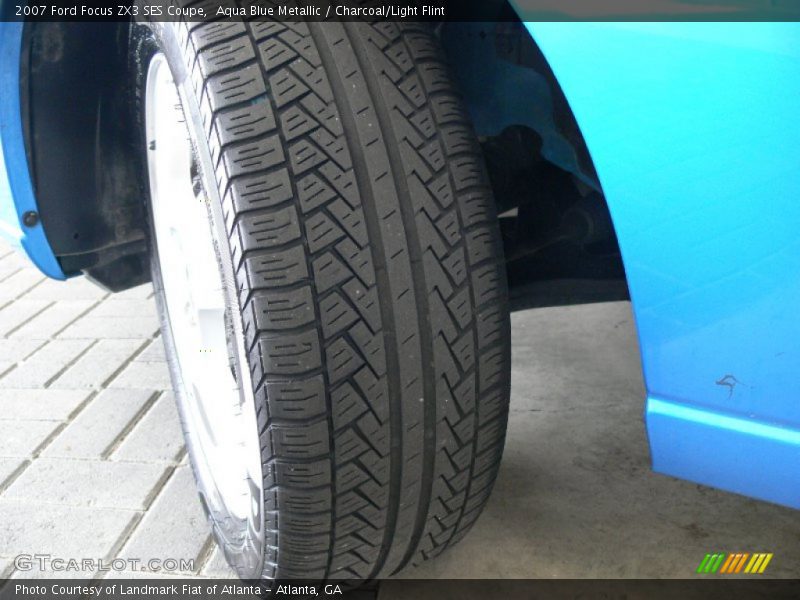 Aqua Blue Metallic / Charcoal/Light Flint 2007 Ford Focus ZX3 SES Coupe