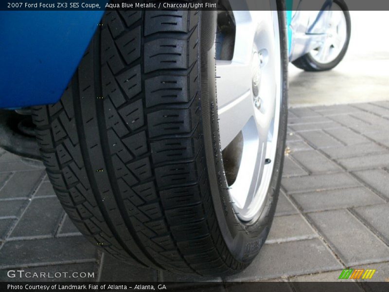 Aqua Blue Metallic / Charcoal/Light Flint 2007 Ford Focus ZX3 SES Coupe