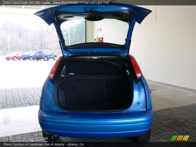 Aqua Blue Metallic / Charcoal/Light Flint 2007 Ford Focus ZX3 SES Coupe
