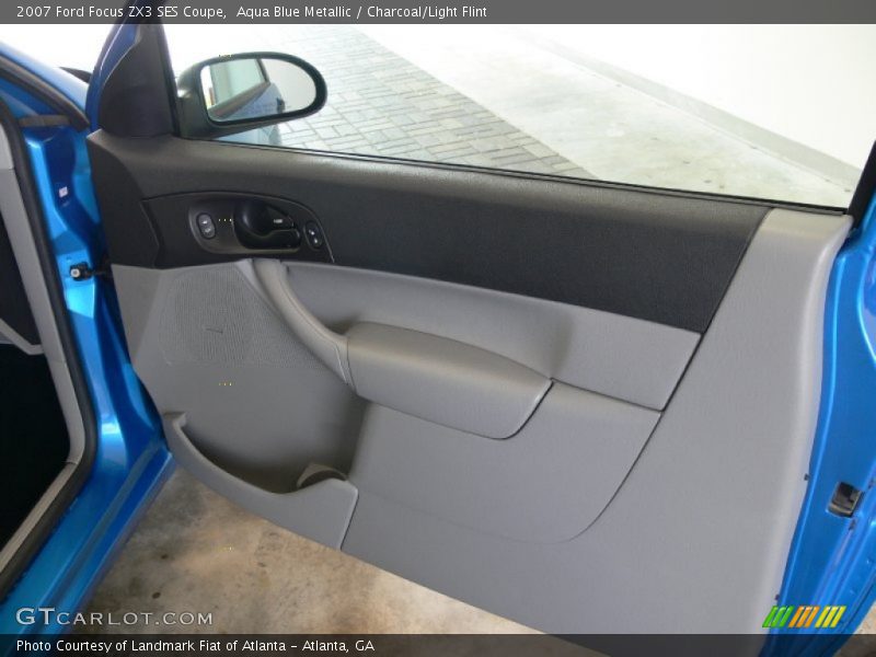 Aqua Blue Metallic / Charcoal/Light Flint 2007 Ford Focus ZX3 SES Coupe