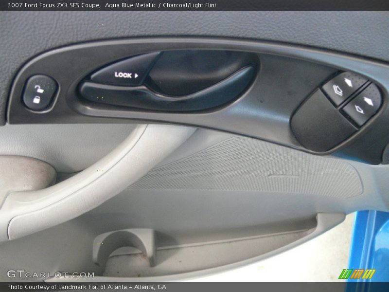 Aqua Blue Metallic / Charcoal/Light Flint 2007 Ford Focus ZX3 SES Coupe