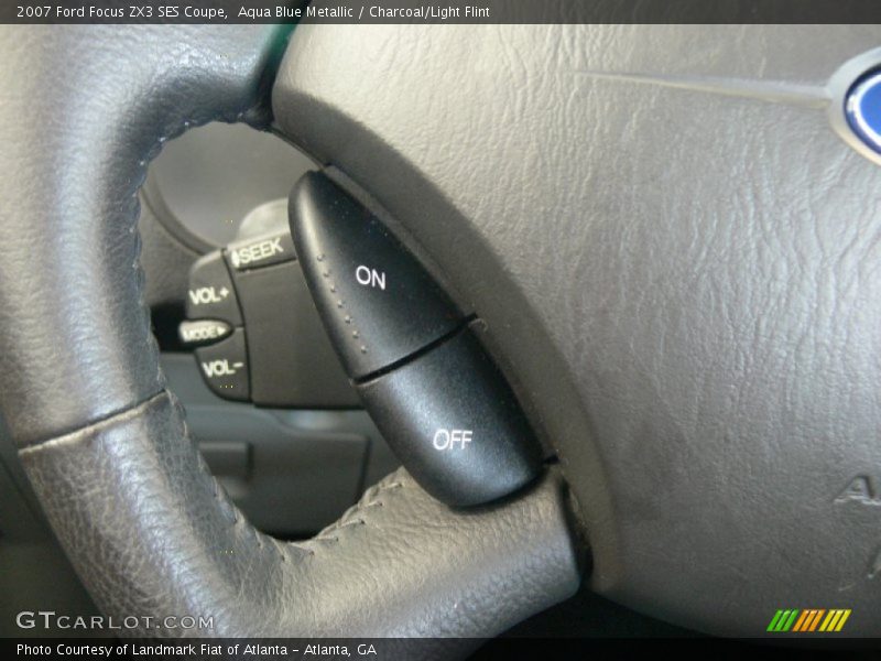 Aqua Blue Metallic / Charcoal/Light Flint 2007 Ford Focus ZX3 SES Coupe