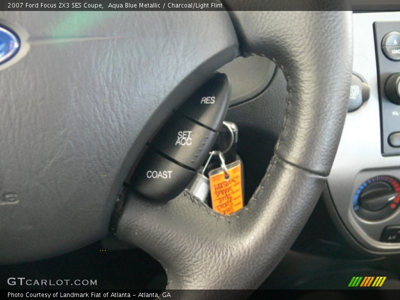 Aqua Blue Metallic / Charcoal/Light Flint 2007 Ford Focus ZX3 SES Coupe